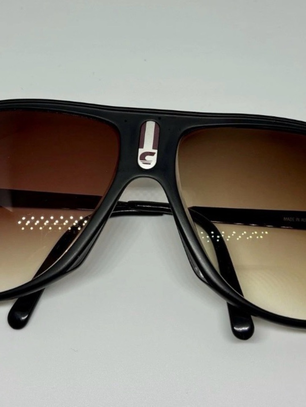 Vintage 1980s Carrera 5547 Sunglasses Black Optyl Frame Austria (Needs Lenses) - Picture 6 of 6